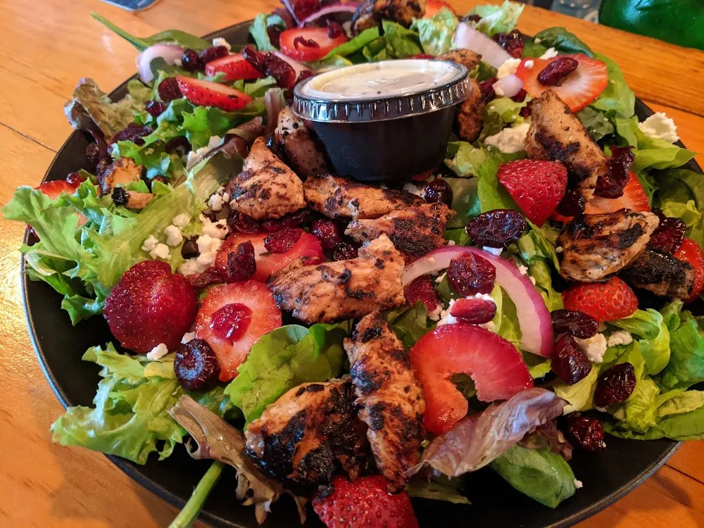 Balsamic Chicken Strawberry Salad